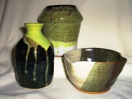 Small Vases and Bowl