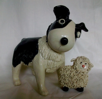 Collie with Lamb